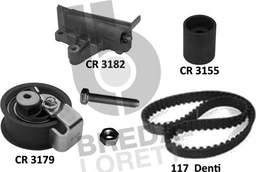 Breda Lorett KCD0770 - Kit cinghie dentate autozon.pro