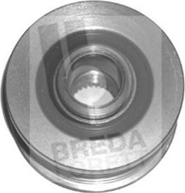 Breda Lorett RLA3855 - Puleggia cinghia, Alternatore autozon.pro