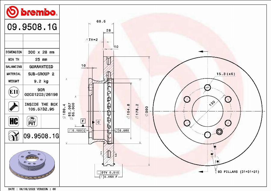 Brembo KT 10 025 - Kit freno, Freno a disco autozon.pro