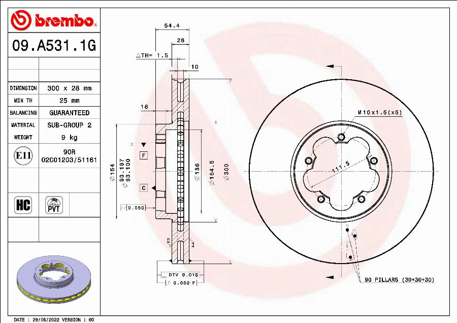 Brembo KT 10 015 - Kit freno, Freno a disco autozon.pro