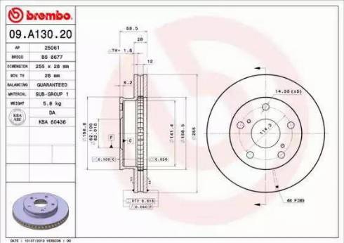 Alpha Brakes HTP-TY-162 - Discofreno autozon.pro