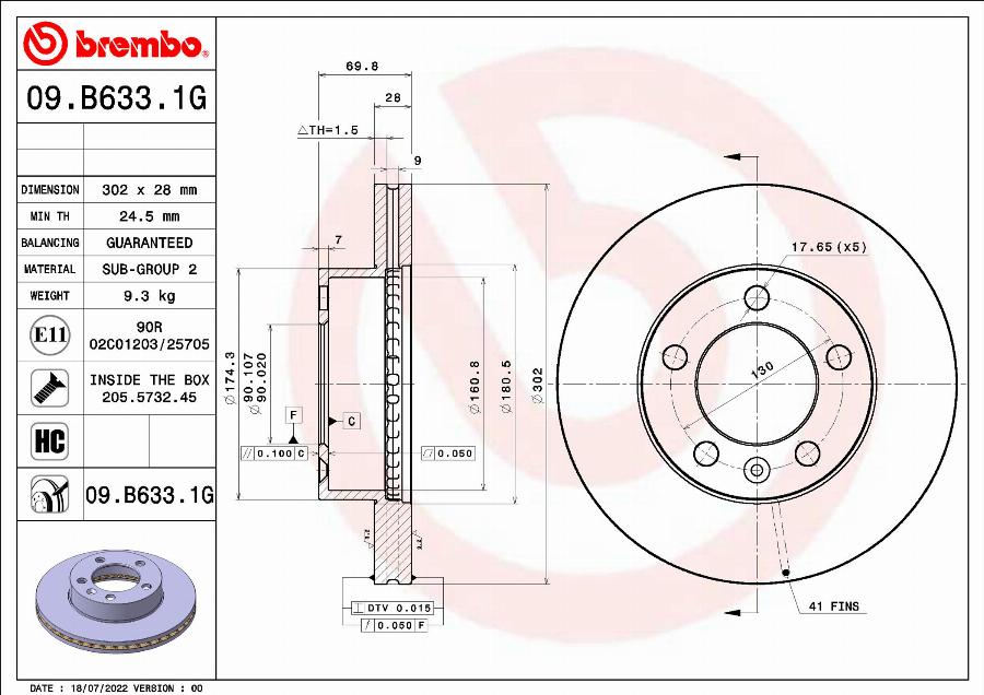 Brembo KT 10 034 - Kit freno, Freno a disco autozon.pro