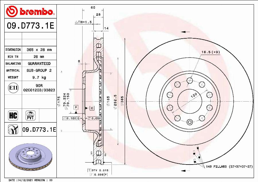 Brembo KT 08 022 - Kit freno, Freno a disco autozon.pro