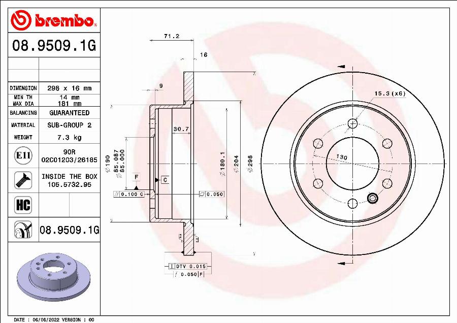 Brembo KT 10 027 - Kit freno, Freno a disco autozon.pro