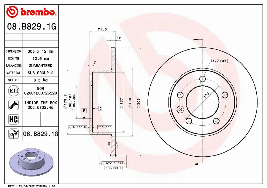 Brembo KT 10 036 - Kit freno, Freno a disco autozon.pro