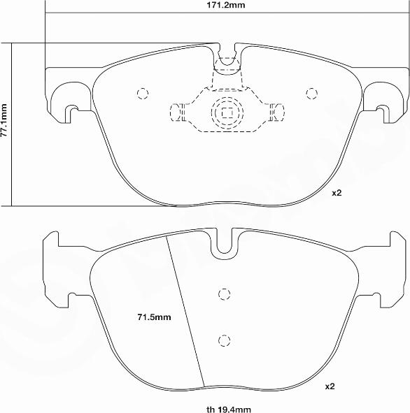 Brembo 07.B314.96 - Kit pastiglie freno per elevate prestazioni autozon.pro