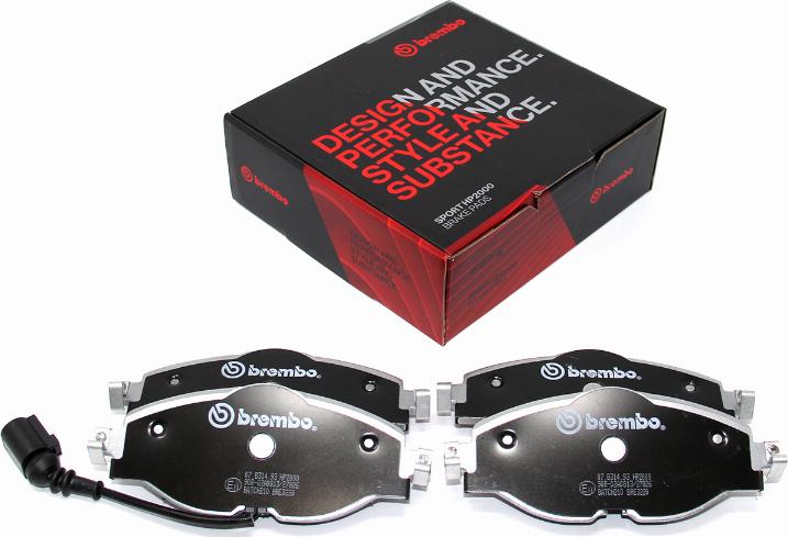 Brembo 07.B314.93 - Kit pastiglie freno per elevate prestazioni autozon.pro