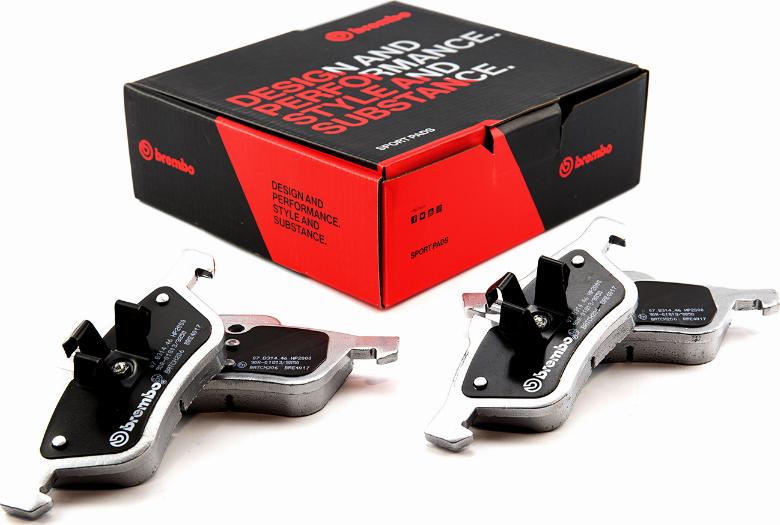 Brembo 07.B314.46 - Kit pastiglie freno per elevate prestazioni autozon.pro