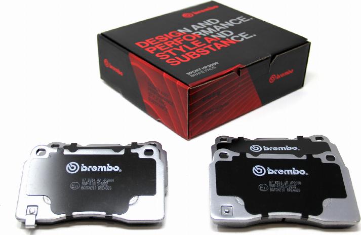 Brembo 07.B314.48 - Kit pastiglie freno per elevate prestazioni autozon.pro