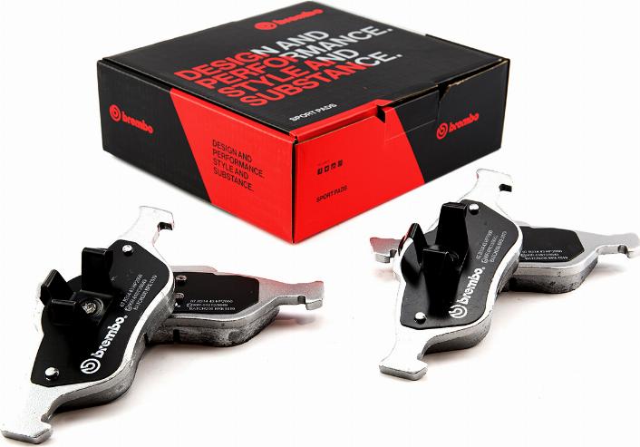 Brembo 07.B314.43 - Kit pastiglie freno per elevate prestazioni autozon.pro