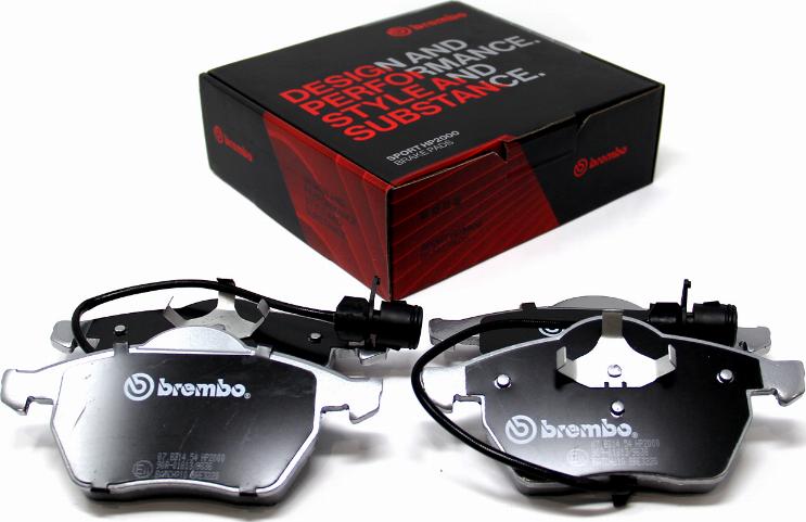 Brembo 07.B314.54 - Kit pastiglie freno per elevate prestazioni autozon.pro