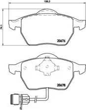 Brembo 07.B314.69 - Kit pastiglie freno per elevate prestazioni autozon.pro