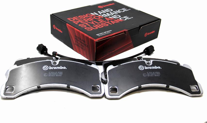 Brembo 07.B314.66 - Kit pastiglie freno per elevate prestazioni autozon.pro