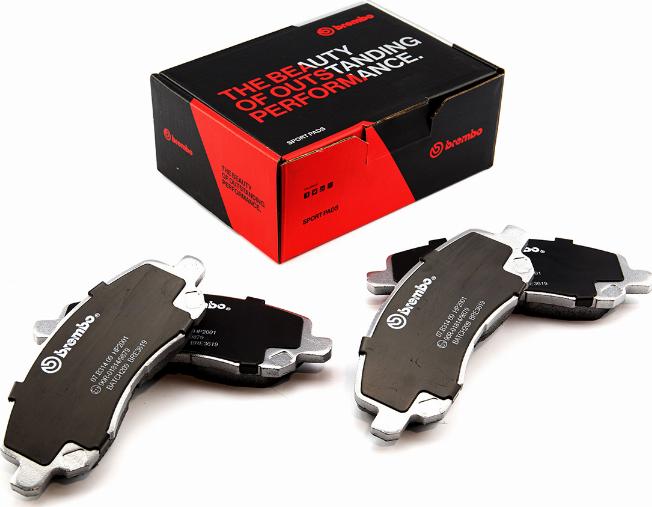 Brembo 07.B314.09 - Kit pastiglie freno per elevate prestazioni autozon.pro