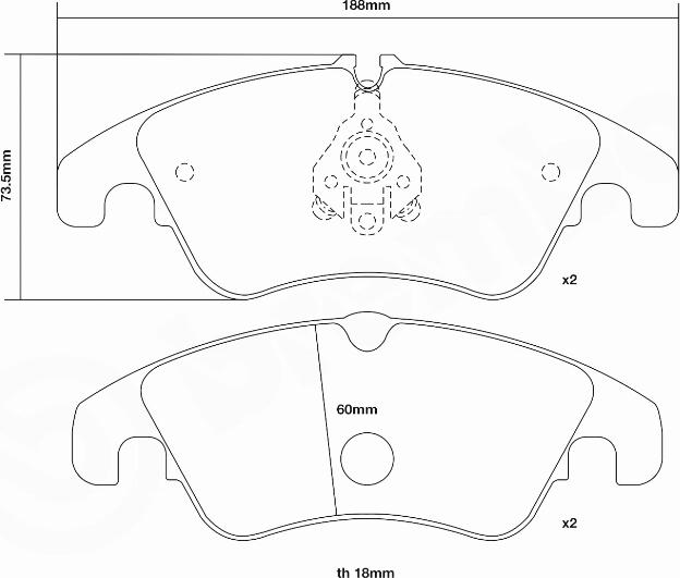 Brembo 07.B314.05 - Kit pastiglie freno per elevate prestazioni autozon.pro