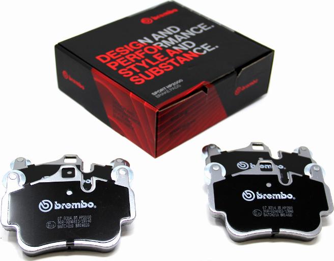 Brembo 07.B314.85 - Kit pastiglie freno per elevate prestazioni autozon.pro