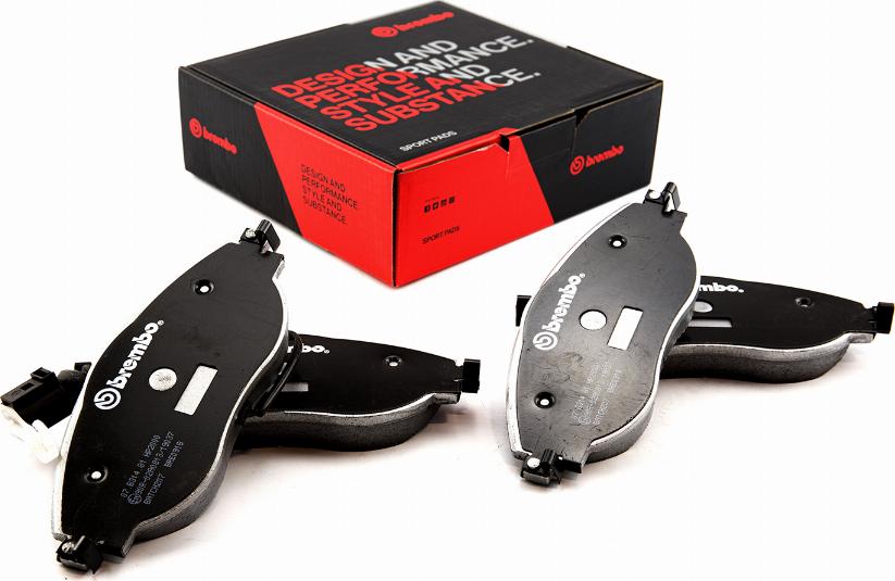 Brembo 07.B314.81 - Kit pastiglie freno per elevate prestazioni autozon.pro