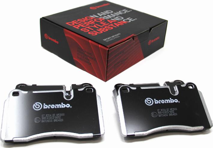 Brembo 07.B314.83 - Kit pastiglie freno per elevate prestazioni autozon.pro