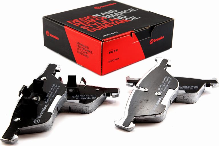 Brembo 07.B314.82 - Kit pastiglie freno per elevate prestazioni autozon.pro