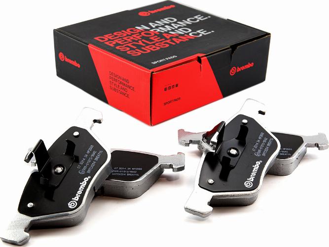 Brembo 07.B314.34 - Kit pastiglie freno per elevate prestazioni autozon.pro