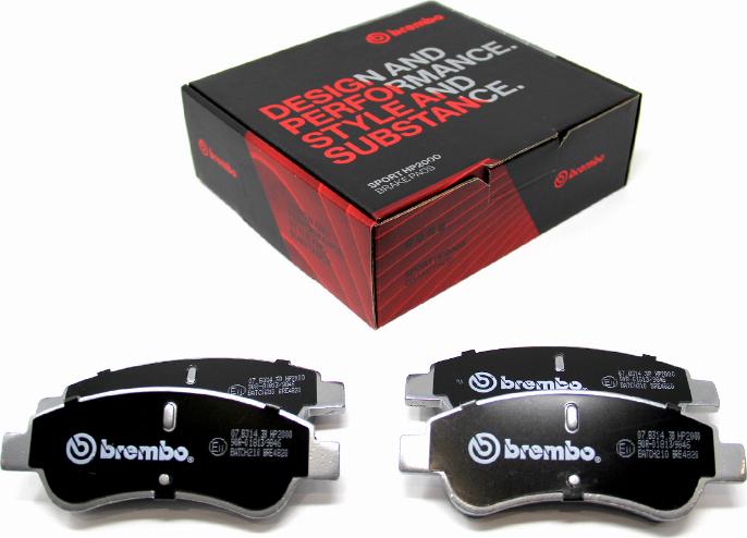 Brembo 07.B314.38 - Kit pastiglie freno per elevate prestazioni autozon.pro