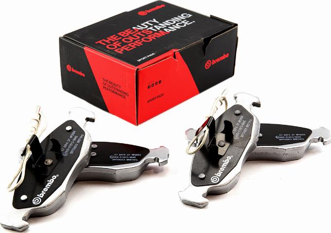 Brembo 07.B314.37 - Kit pastiglie freno per elevate prestazioni autozon.pro