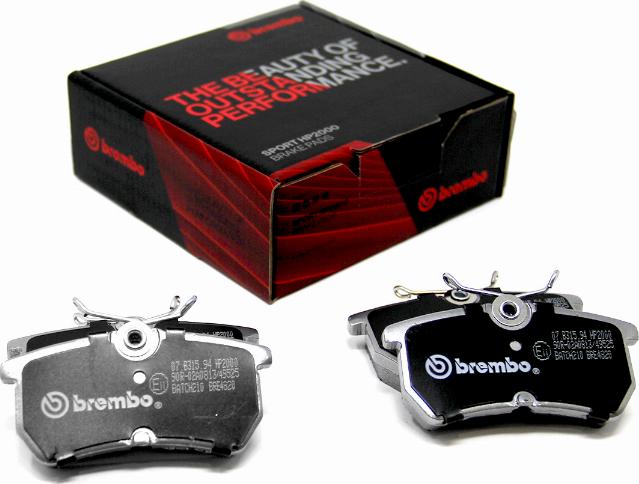 Brembo 07.B315.94 - Kit pastiglie freno per elevate prestazioni autozon.pro