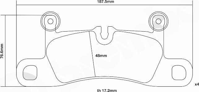 Brembo 07.B315.47 - Kit pastiglie freno per elevate prestazioni autozon.pro