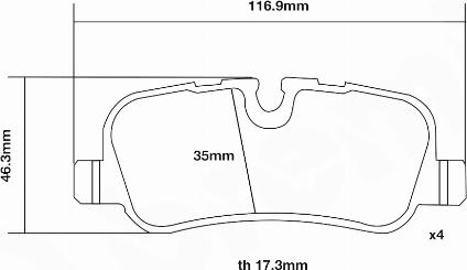 Brembo 07.B315.53 - Kit pastiglie freno per elevate prestazioni autozon.pro