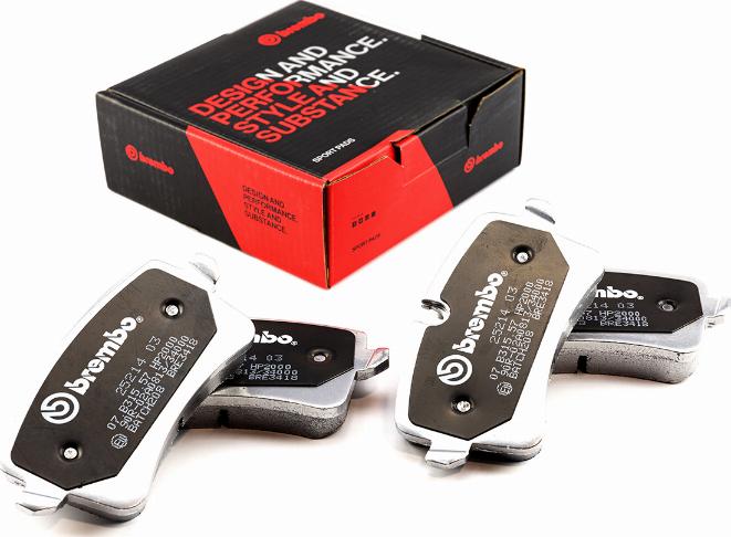 Brembo 07.B315.57 - Kit pastiglie freno per elevate prestazioni autozon.pro