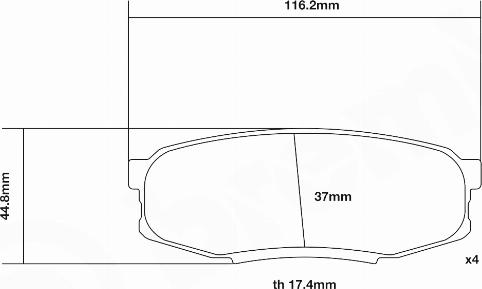 Brembo 07.B315.69 - Kit pastiglie freno per elevate prestazioni autozon.pro