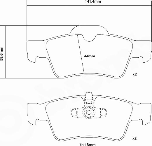 Brembo 07.B315.63 - Kit pastiglie freno per elevate prestazioni autozon.pro