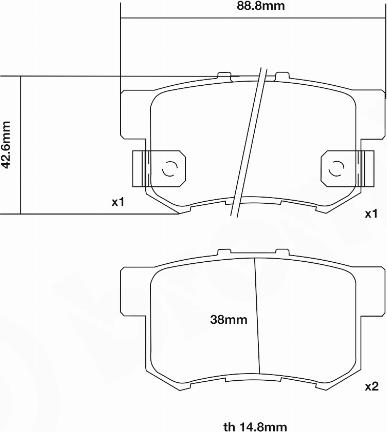 Brembo 07.B315.05 - Kit pastiglie freno per elevate prestazioni autozon.pro