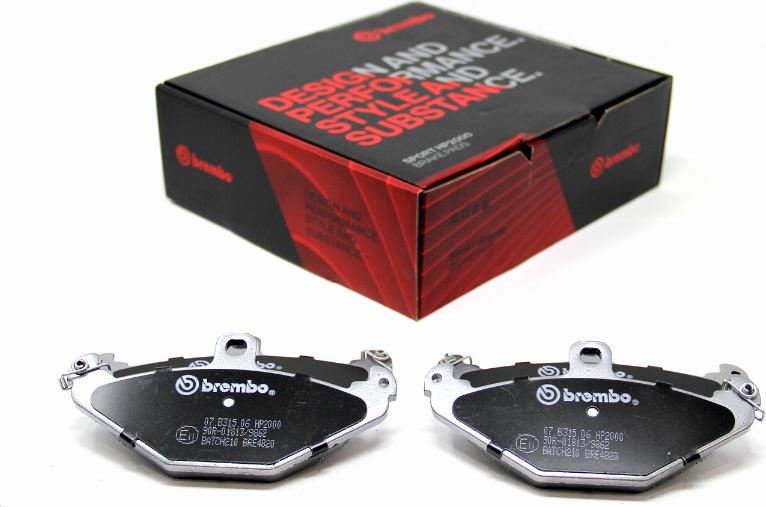 Brembo 07.B315.06 - Kit pastiglie freno per elevate prestazioni autozon.pro