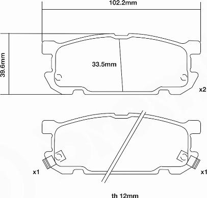 Brembo 07.B315.08 - Kit pastiglie freno per elevate prestazioni autozon.pro