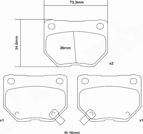 Brembo 07.B315.19 - Kit pastiglie freno per elevate prestazioni autozon.pro