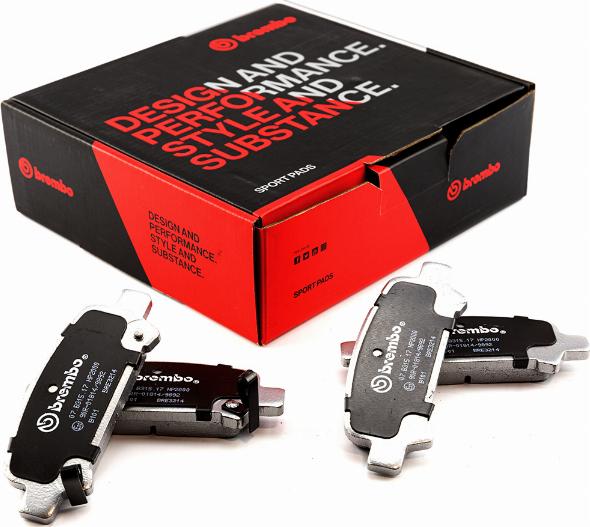 Brembo 07.B315.17 - Kit pastiglie freno per elevate prestazioni autozon.pro