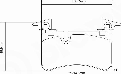 Brembo 07.B315.80 - Kit pastiglie freno per elevate prestazioni autozon.pro