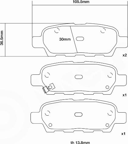 Brembo 07.B315.87 - Kit pastiglie freno per elevate prestazioni autozon.pro