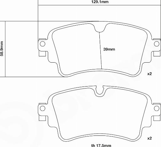 Brembo 07.B315.74 - Kit pastiglie freno per elevate prestazioni autozon.pro