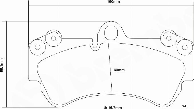 Brembo 07.D435.41 - Kit pastiglie freno per elevate prestazioni autozon.pro