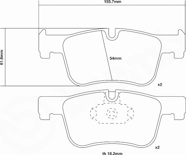 Brembo 07.D435.42 - Kit pastiglie freno per elevate prestazioni autozon.pro