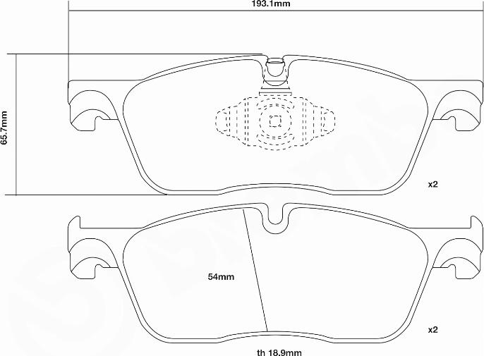 Brembo 07.D435.51 - Kit pastiglie freno per elevate prestazioni autozon.pro