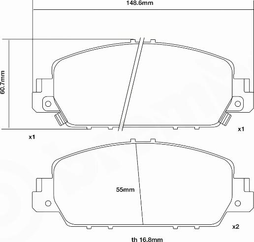 Brembo 07.D435.57 - Kit pastiglie freno per elevate prestazioni autozon.pro