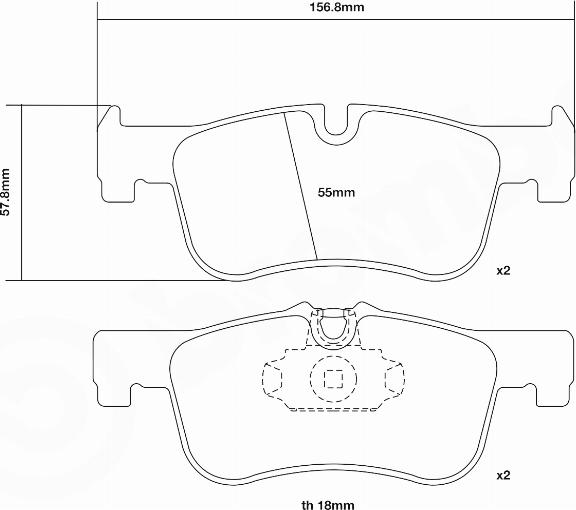 Brembo 07.D435.66 - Kit pastiglie freno per elevate prestazioni autozon.pro