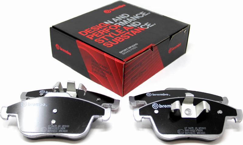 Brembo 07.D435.68 - Kit pastiglie freno per elevate prestazioni autozon.pro