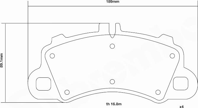 Brembo 07.D435.63 - Kit pastiglie freno per elevate prestazioni autozon.pro