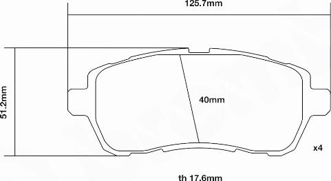 Brembo 07.D435.67 - Kit pastiglie freno per elevate prestazioni autozon.pro