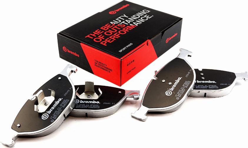 Brembo 07.D435.01 - Kit pastiglie freno per elevate prestazioni autozon.pro