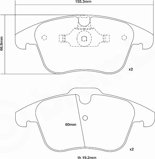 Brembo 07.D435.03 - Kit pastiglie freno per elevate prestazioni autozon.pro